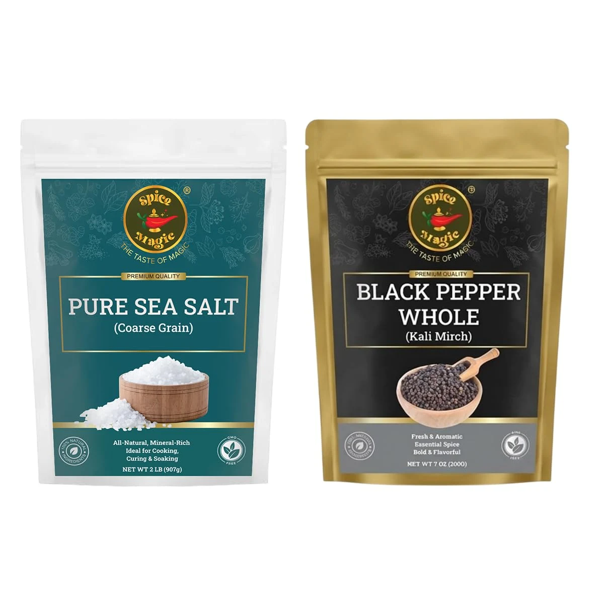 Black Peppercorns pouch