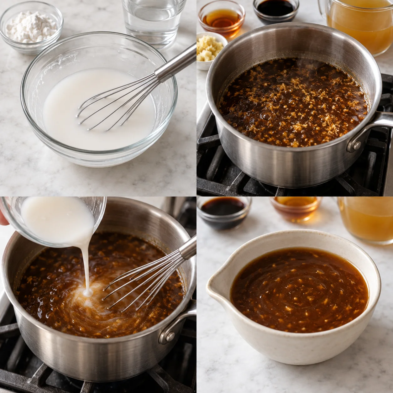 Illustrative Arrowroot stir-fry sauce