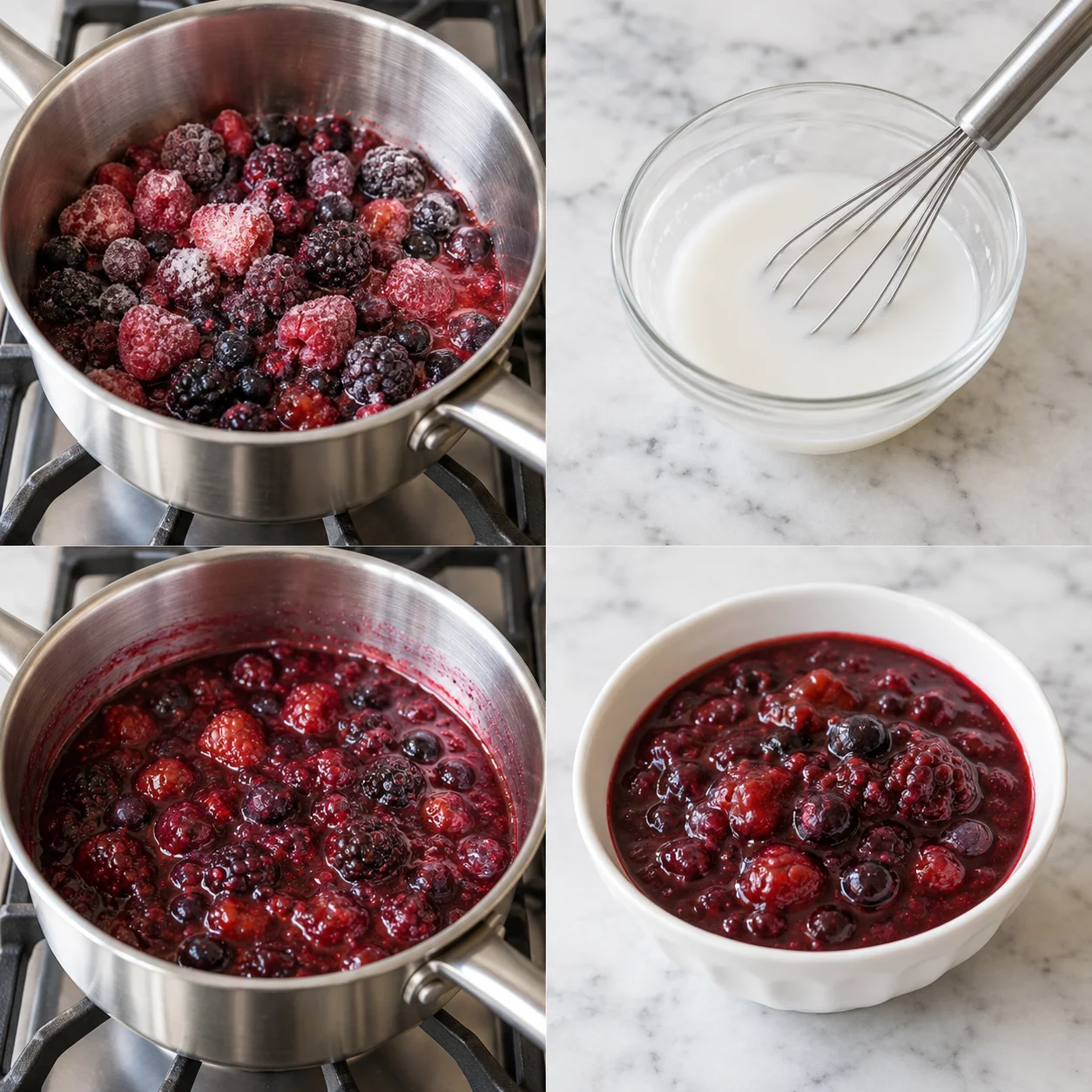 Illustrative Berry fruit sauce