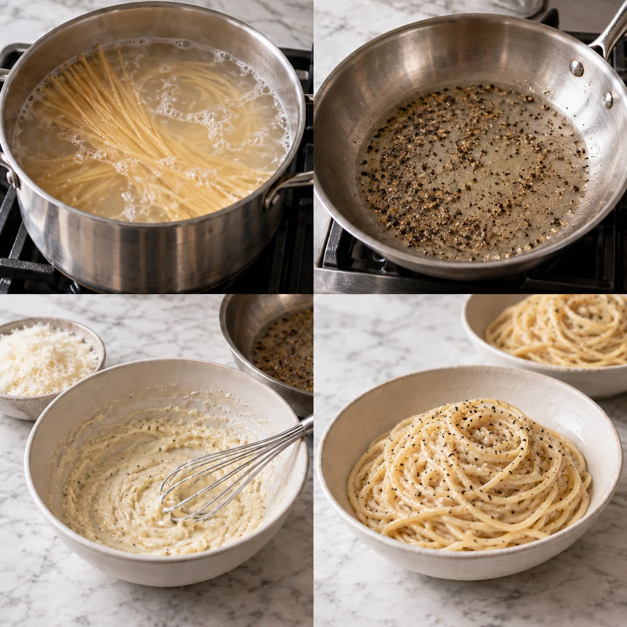 Illustrative Cacio e pepe