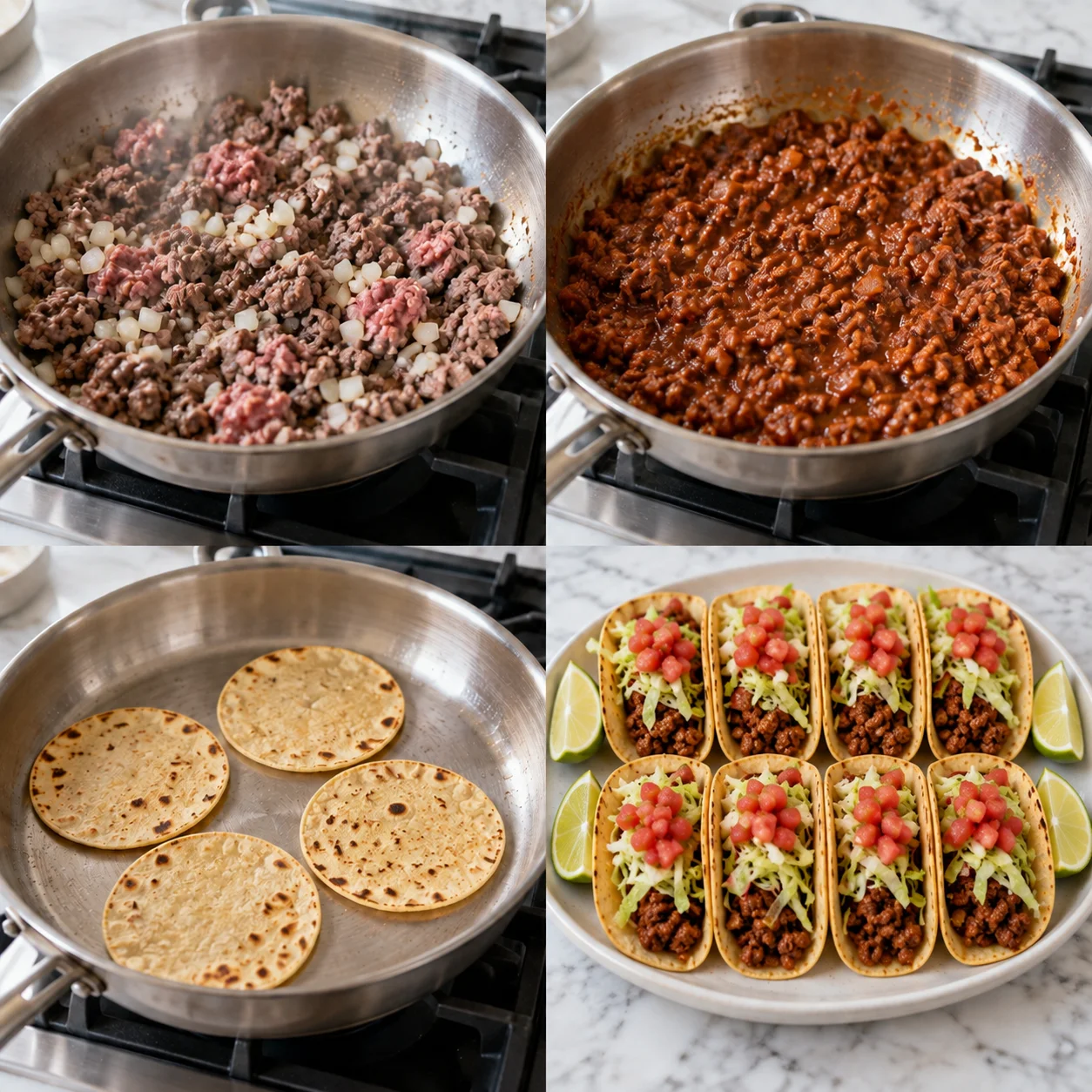 Illustrative Ground-beef tacos