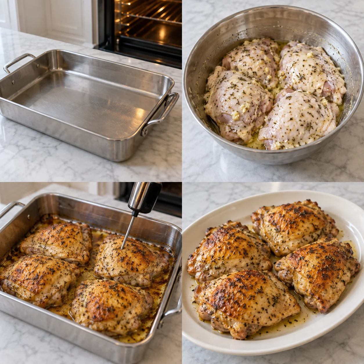 Illustrative Lemon-thyme roast chicken