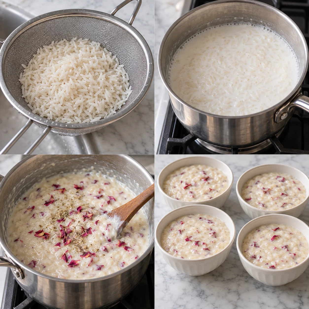 Illustrative Rose kheer