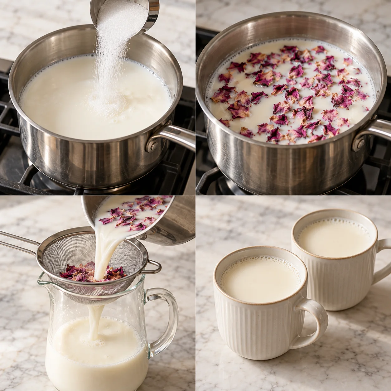 Illustrative Rose milk