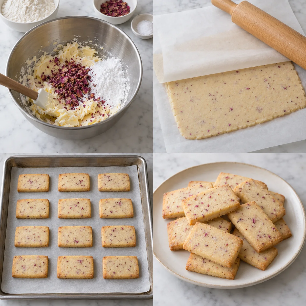 Illustrative Rose shortbread