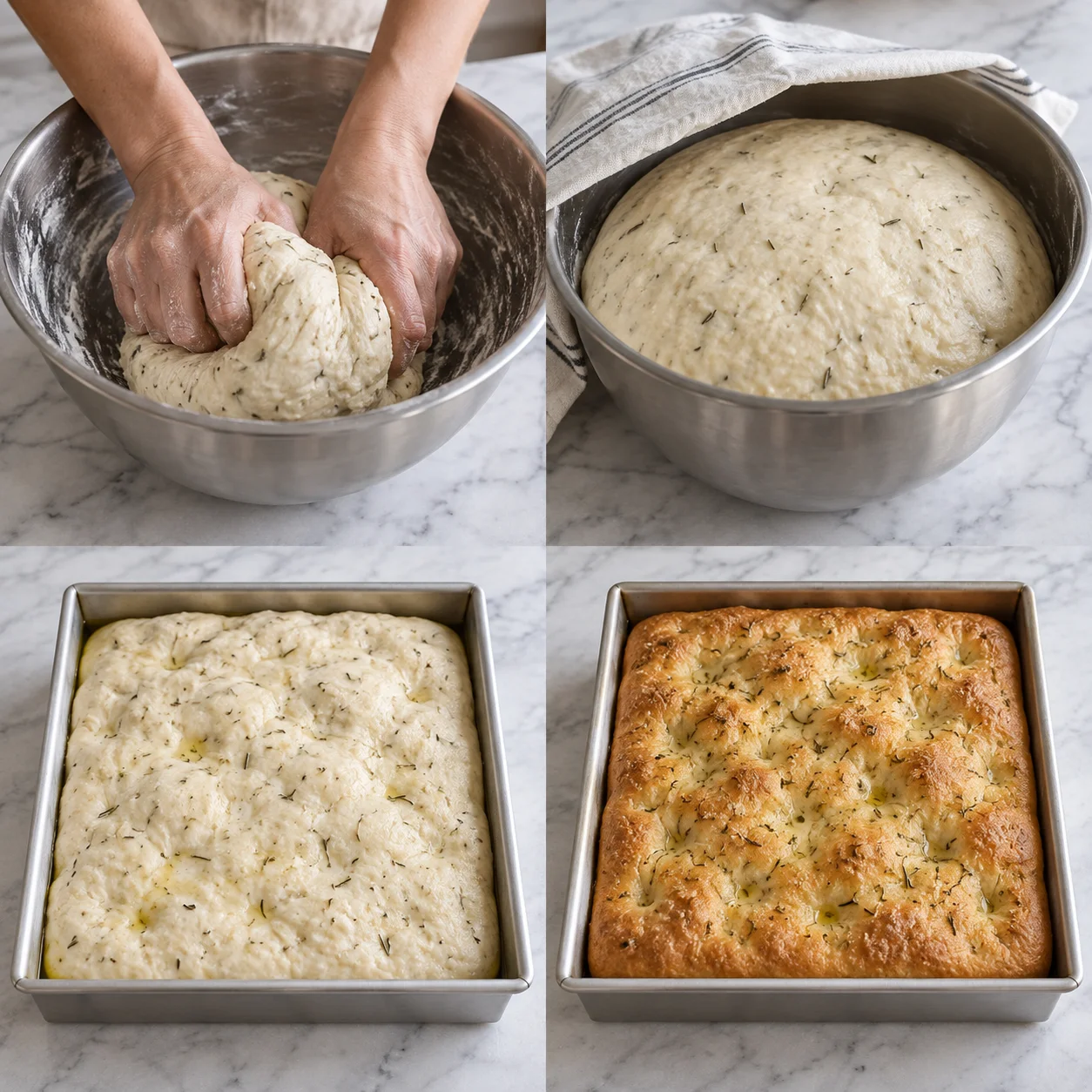 Illustrative Rosemary potato focaccia