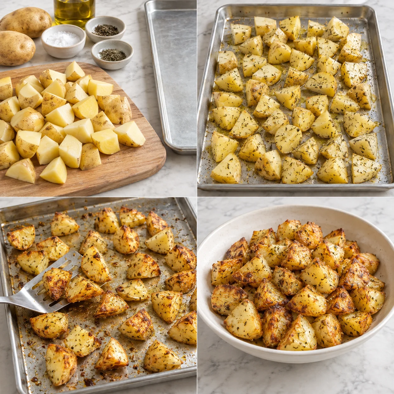 Illustrative Thyme roast potatoes