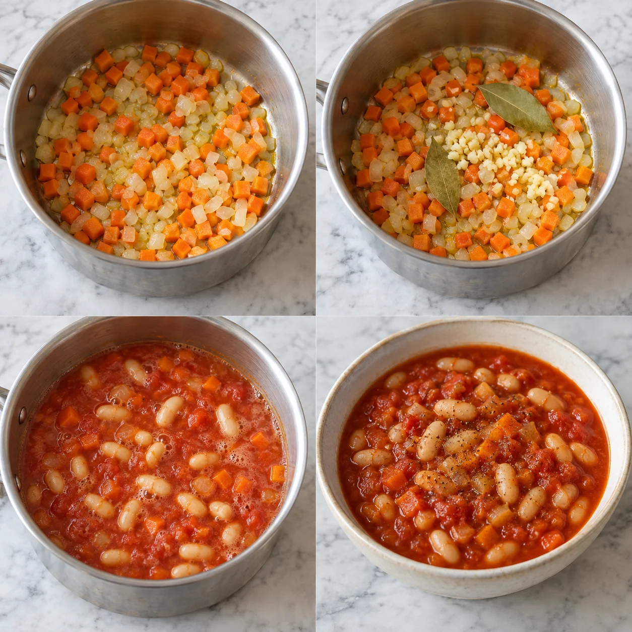 Illustrative Tomato bean stew