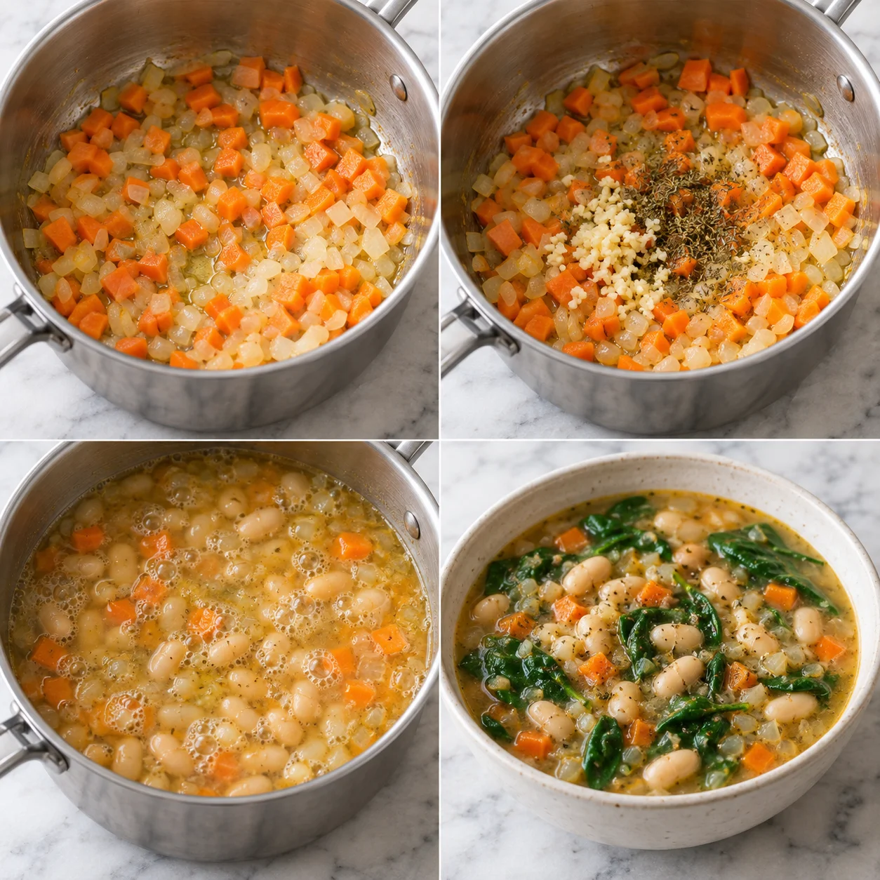 Illustrative White-bean thyme stew