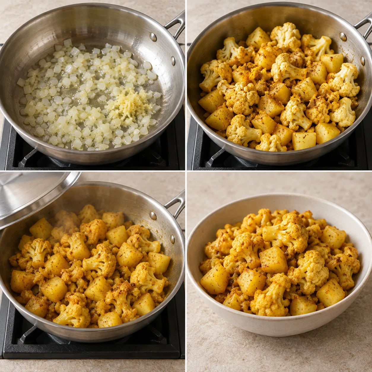 Illustrative Aloo gobi