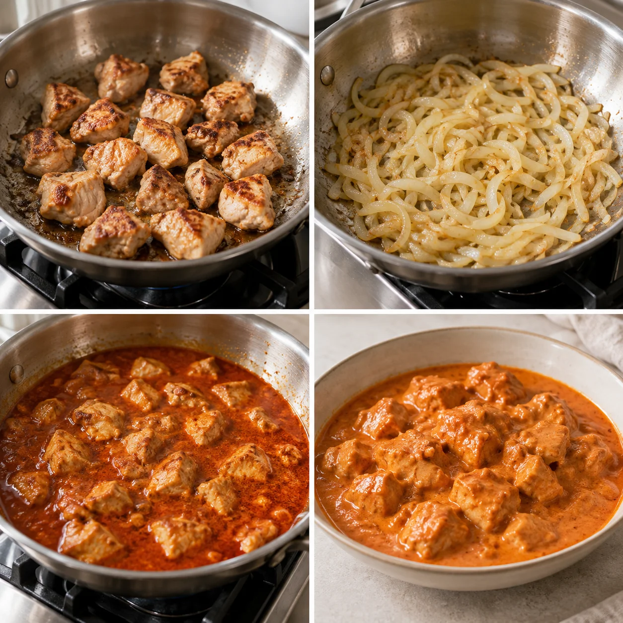 Illustrative Chicken paprikash