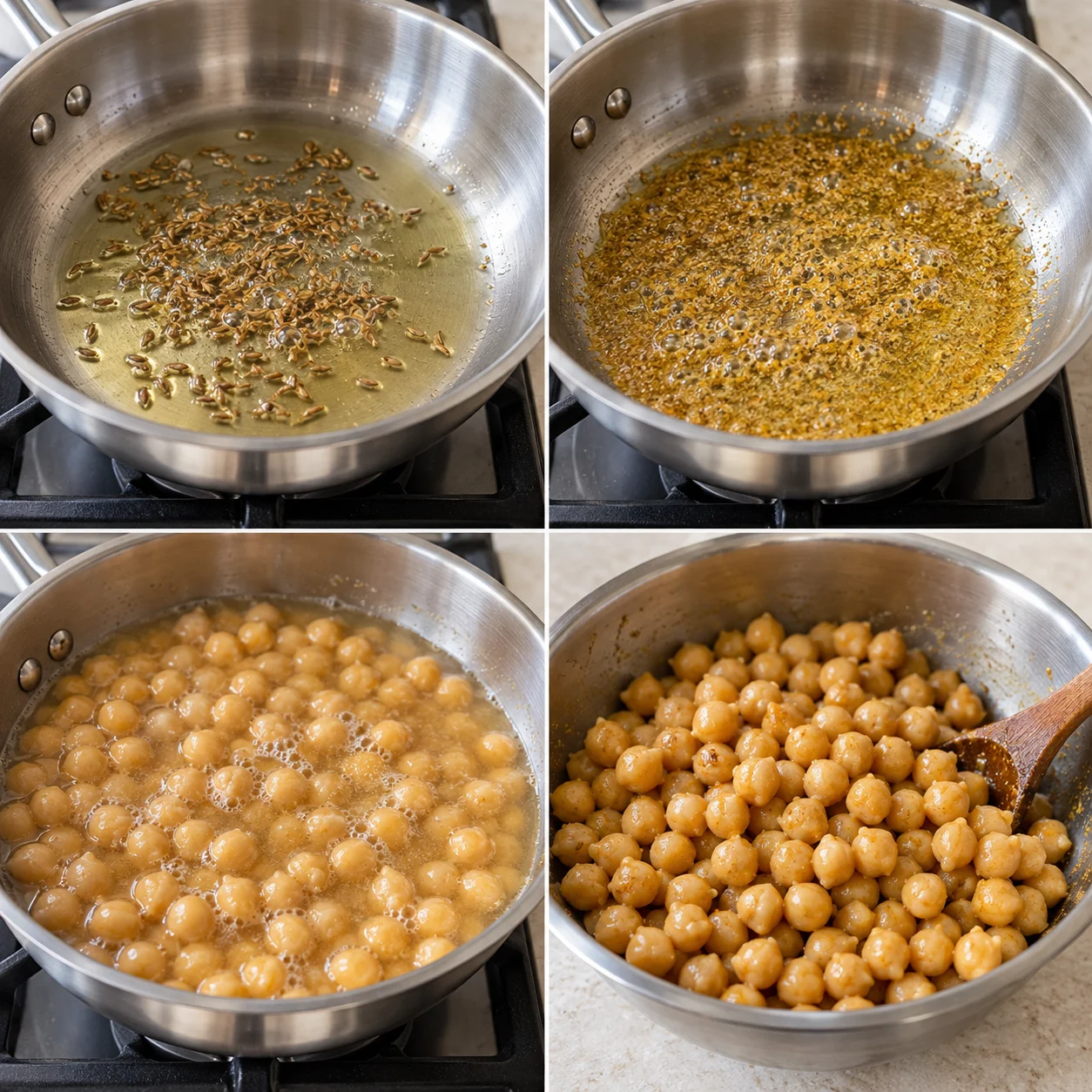 Illustrative Hing-seasoned chickpeas