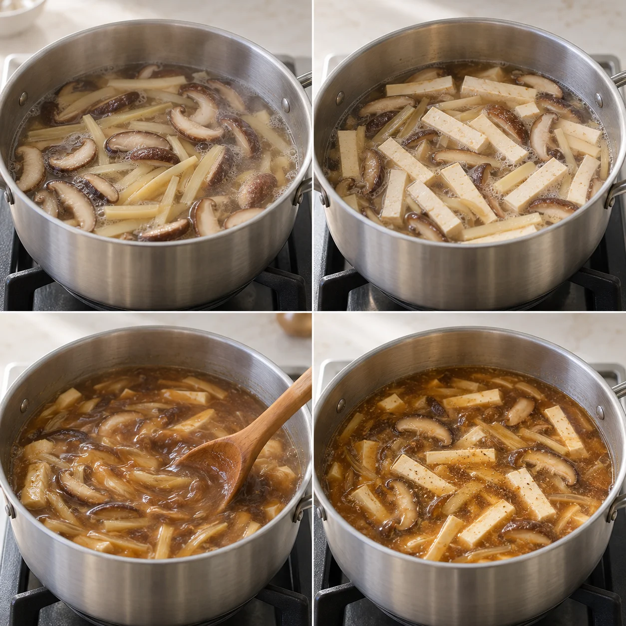 Illustrative Hot-and-sour soup
