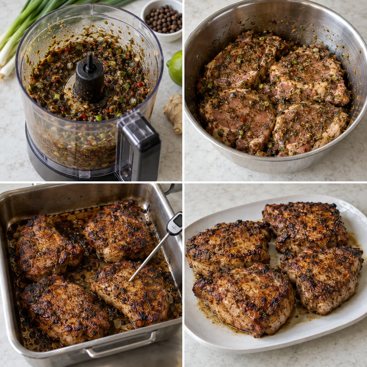 Illustrative Jerk pork