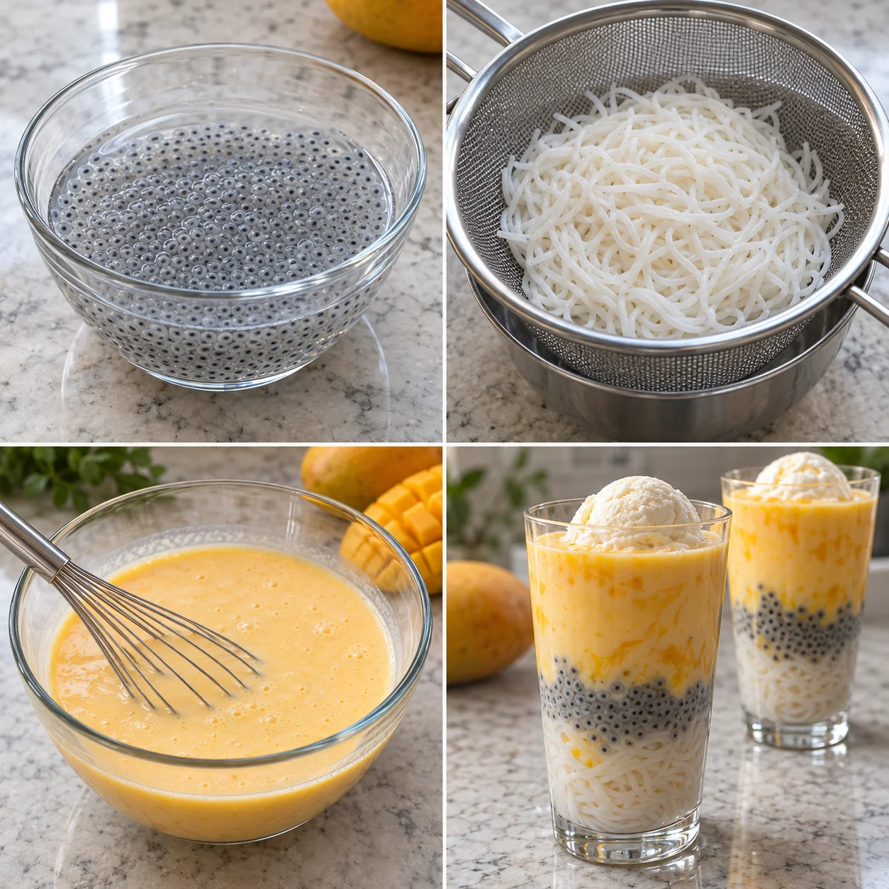 Illustrative Mango falooda