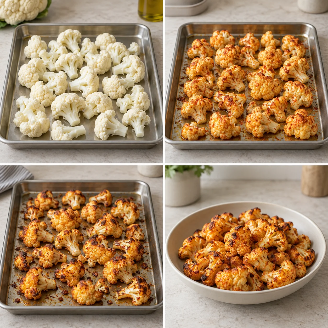 Illustrative Paprika roasted cauliflower