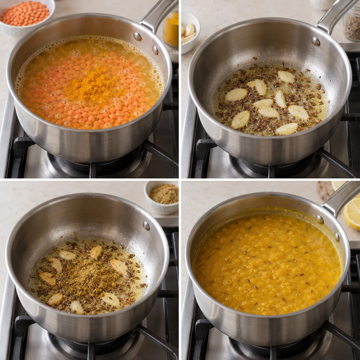 Illustrative Red lentil dal