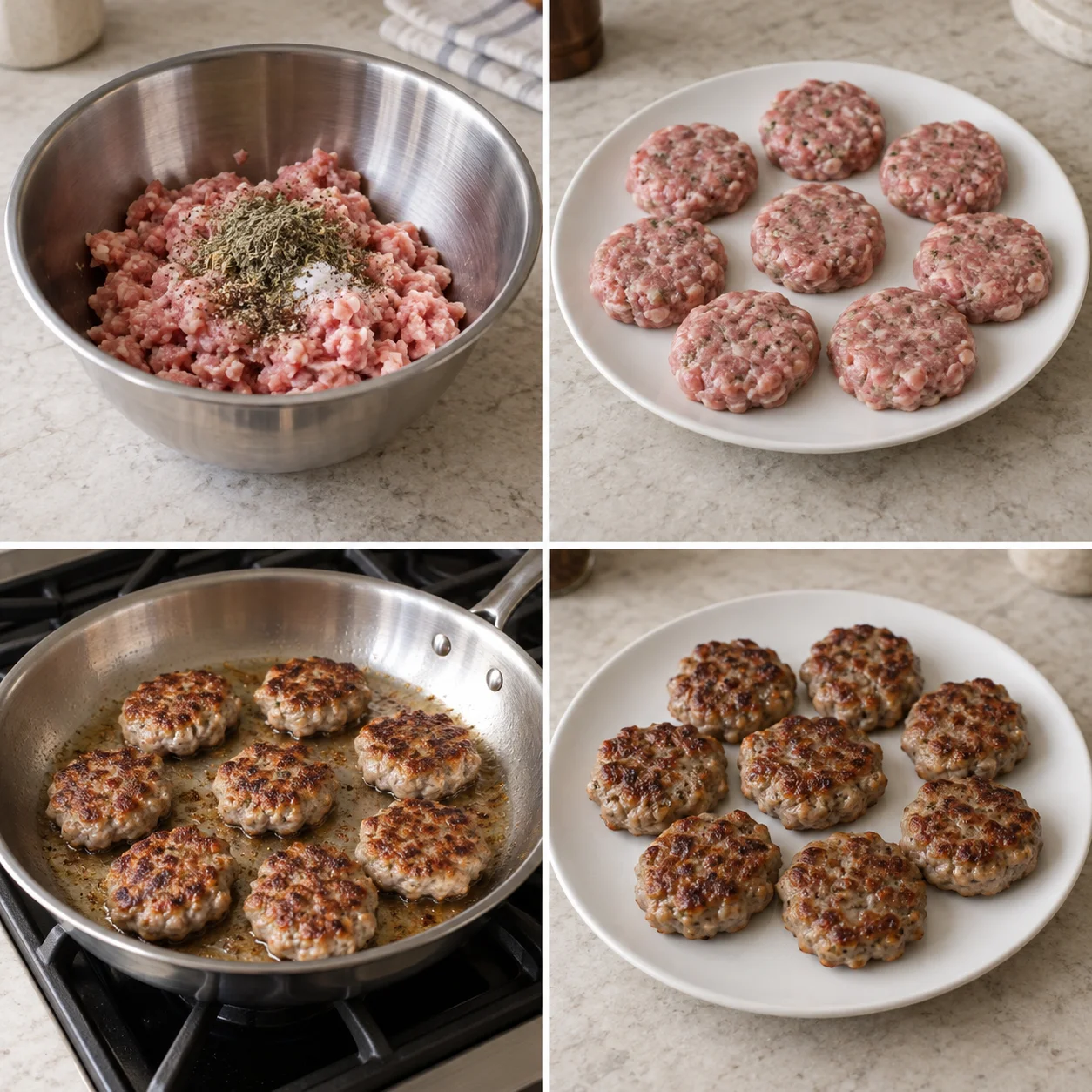 Illustrative Sage breakfast sausage