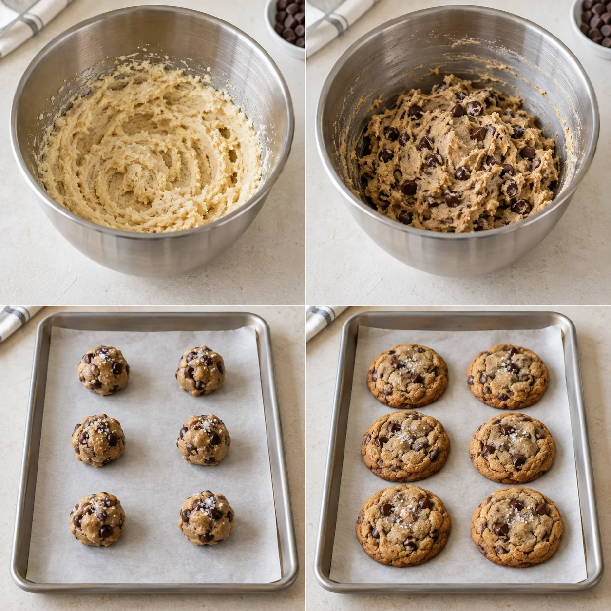 Illustrative Sea-salt chocolate cookies
