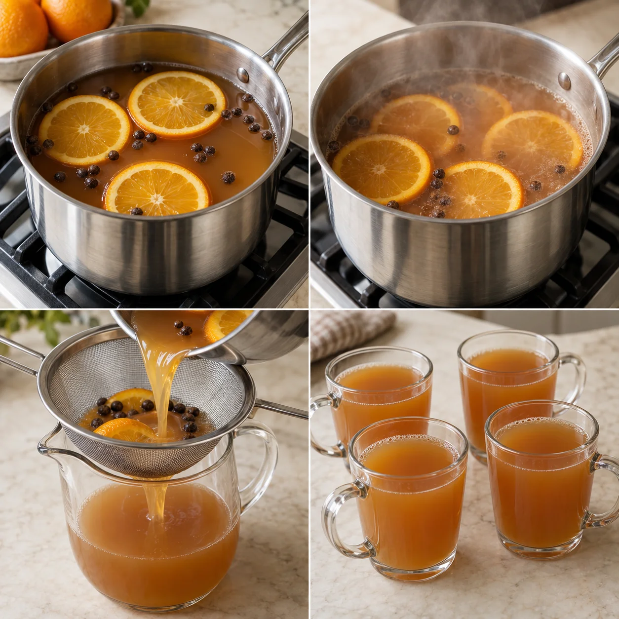 Illustrative Spiced apple cider