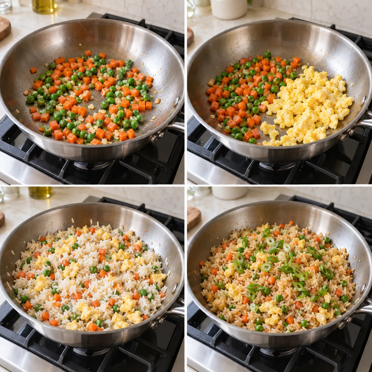 Illustrative Vegetable fried rice