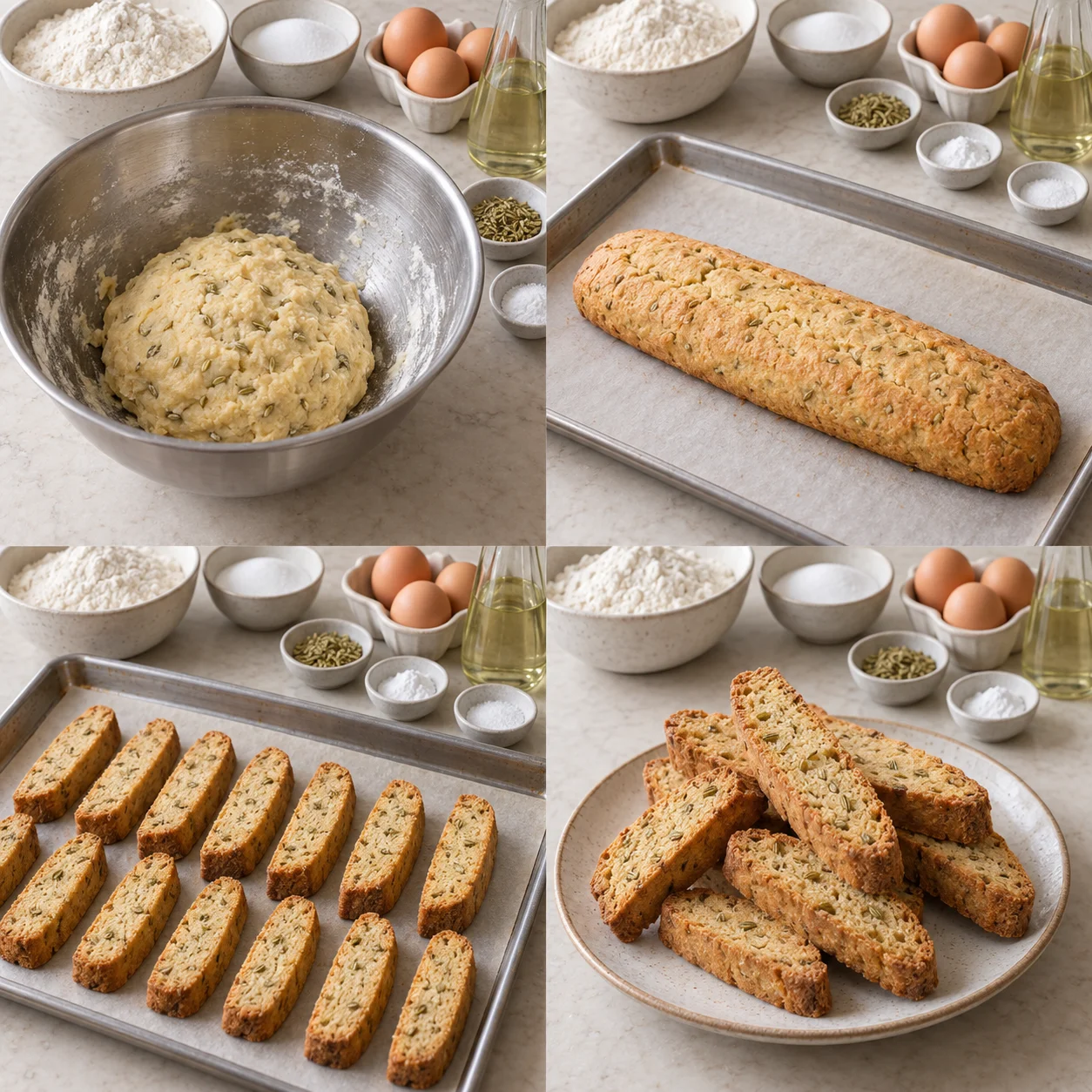 Illustrative Fennel biscotti