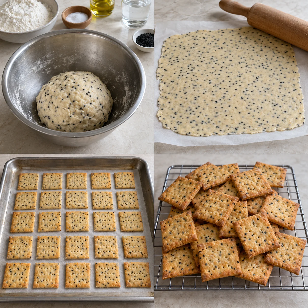 Illustrative Nigella savory crackers