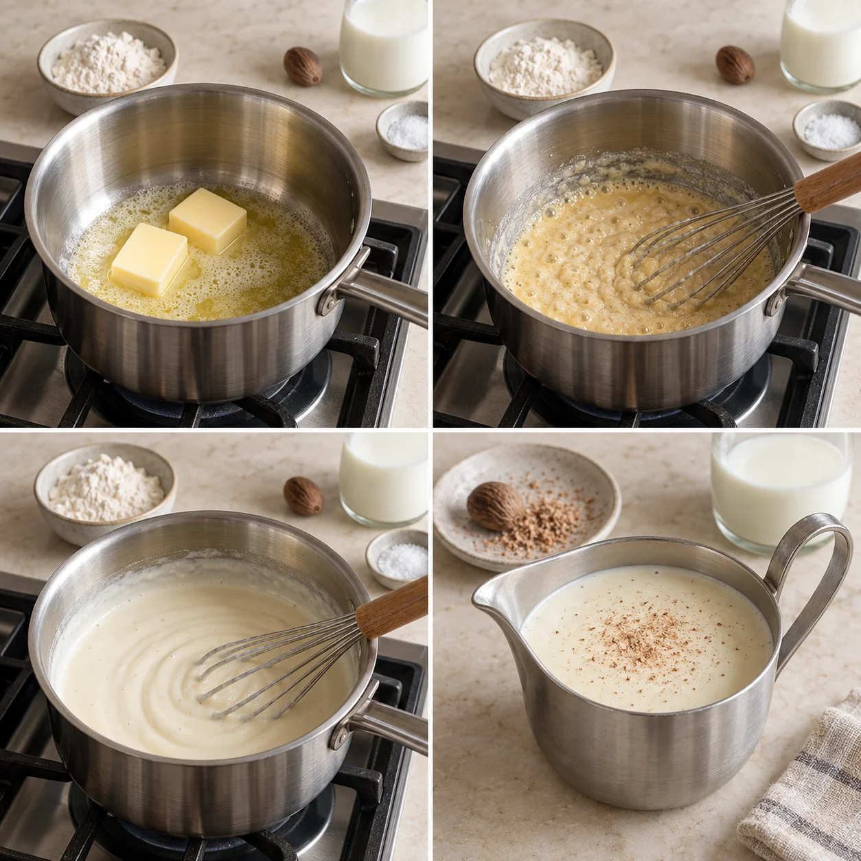 Illustrative Nutmeg béchamel