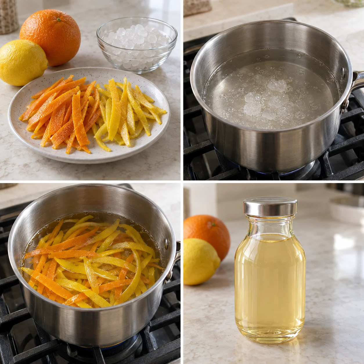 Illustrative Rock-sugar citrus syrup