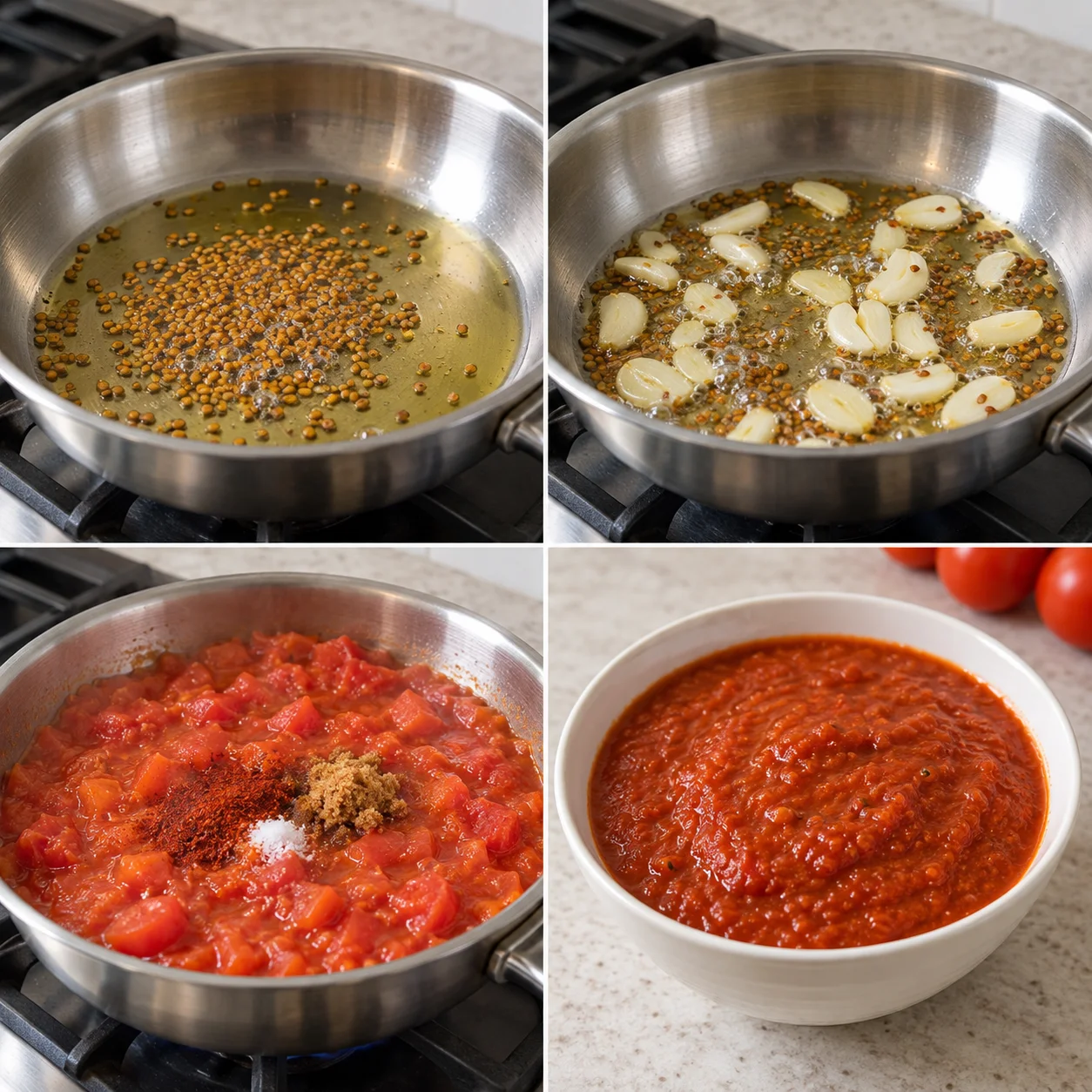 Illustrative Fenugreek tomato chutney