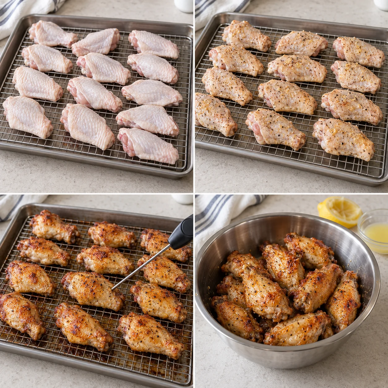 Illustrative Garlic chicken wings