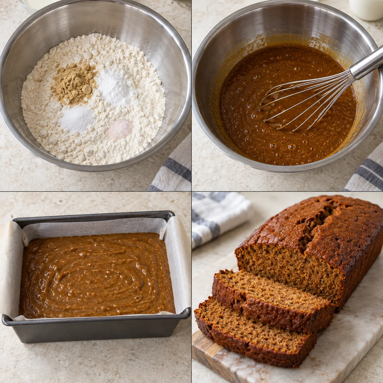 Illustrative Ginger loaf cake