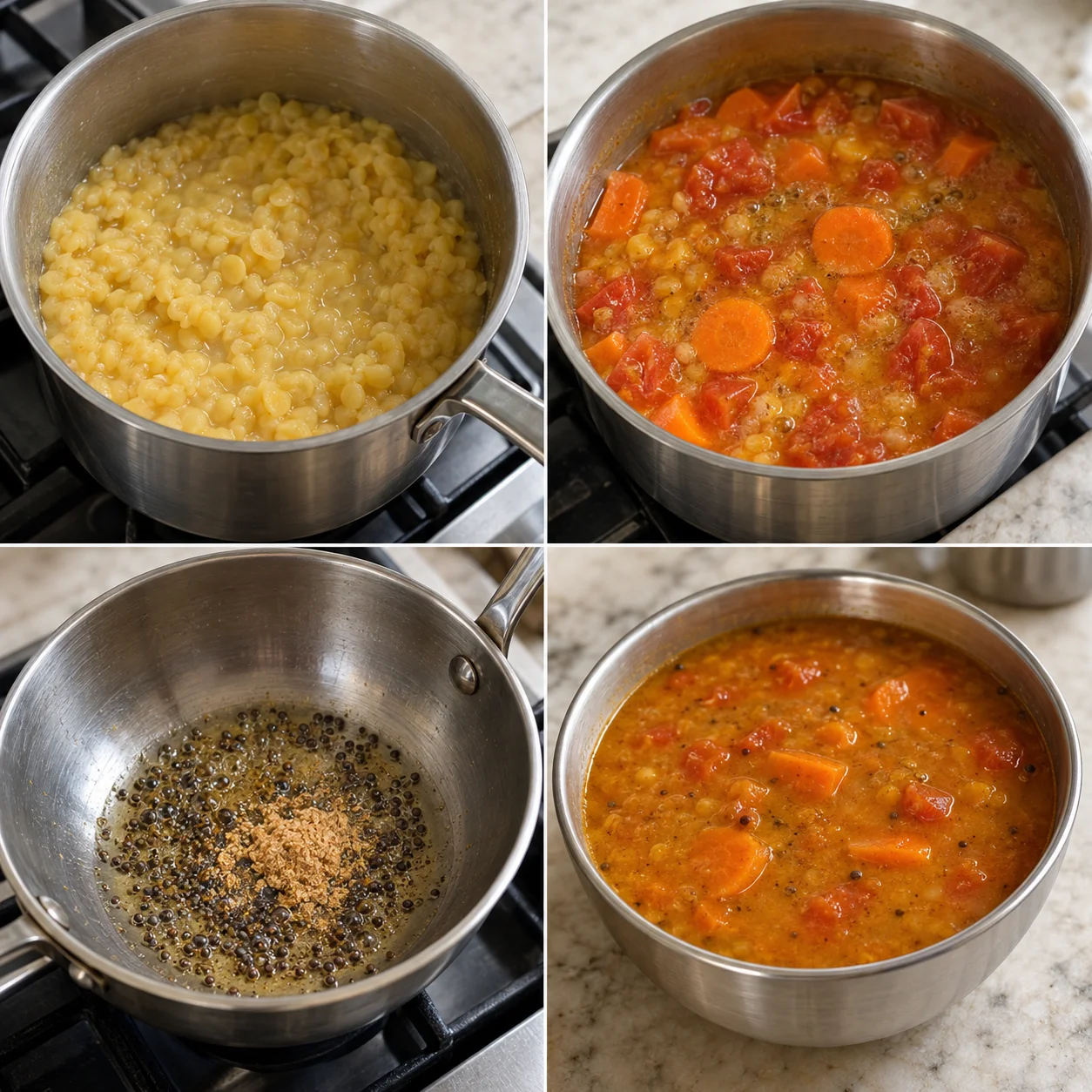 Illustrative Sambar with ground fenugreek