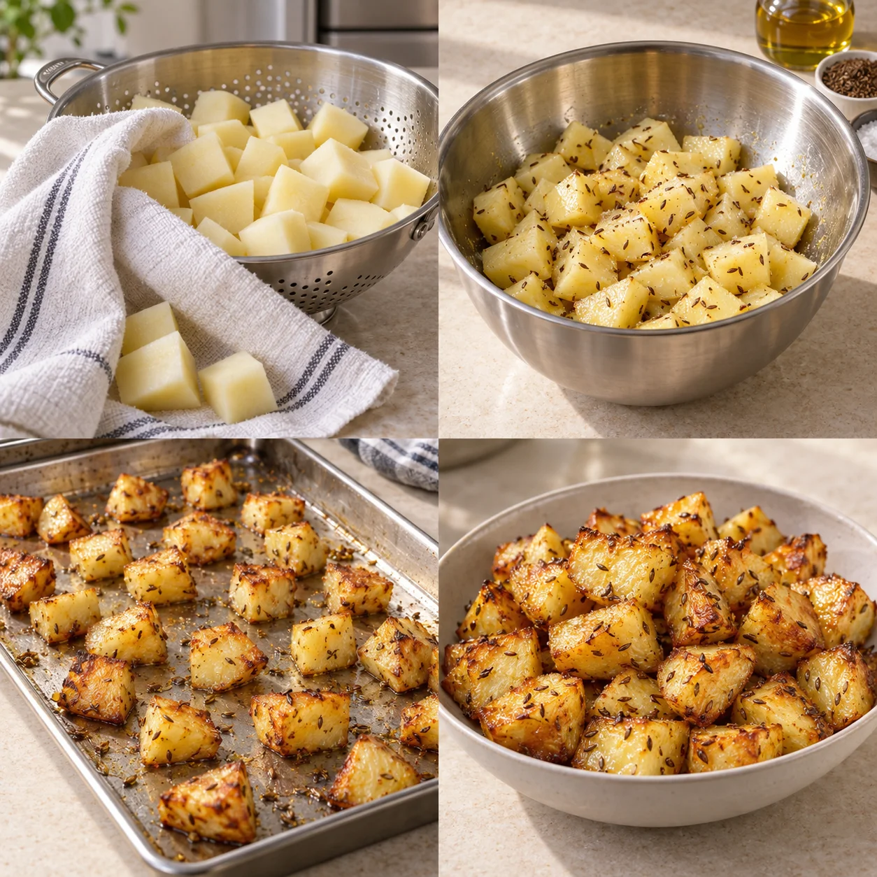 Illustrative Caraway roast potatoes