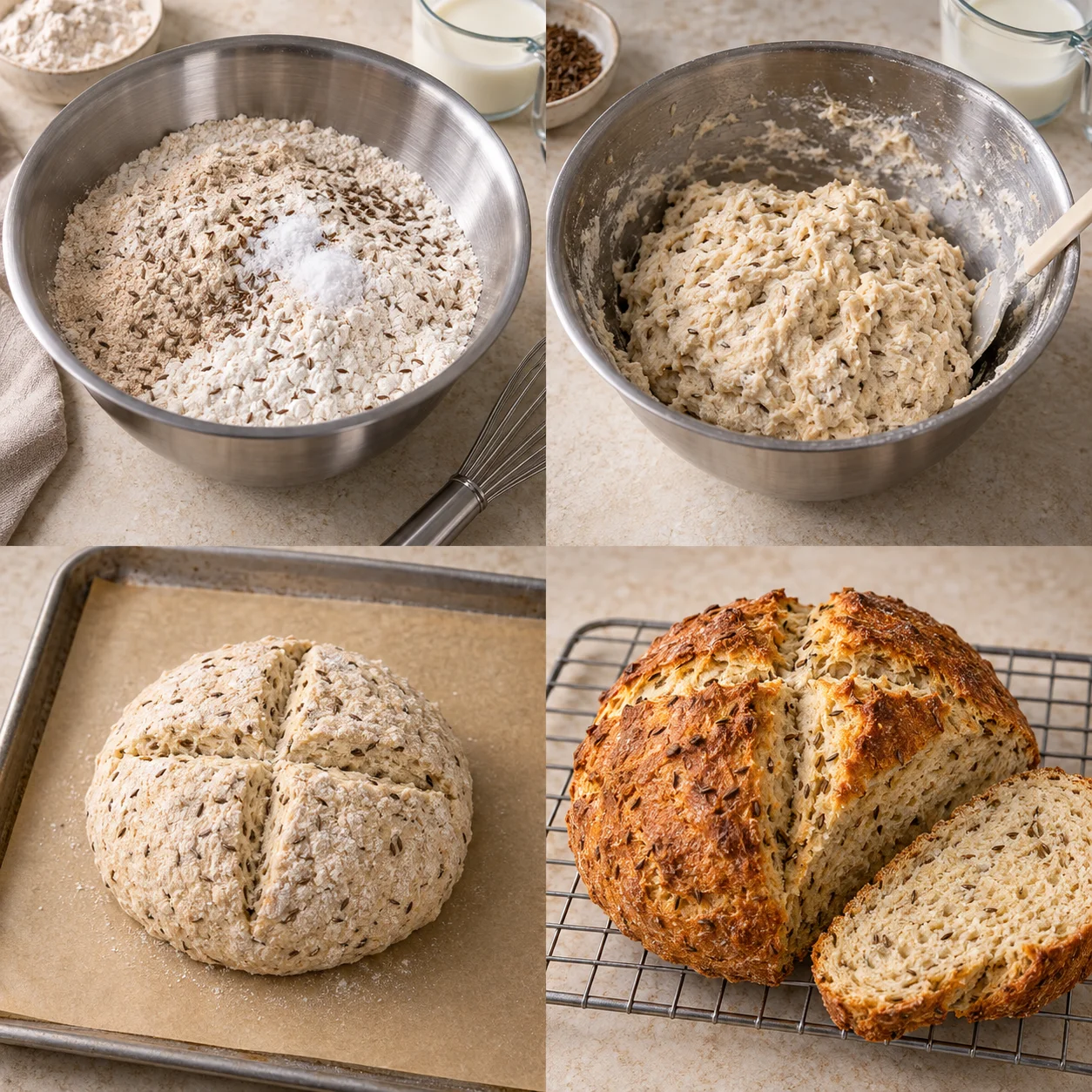 Illustrative Caraway soda bread