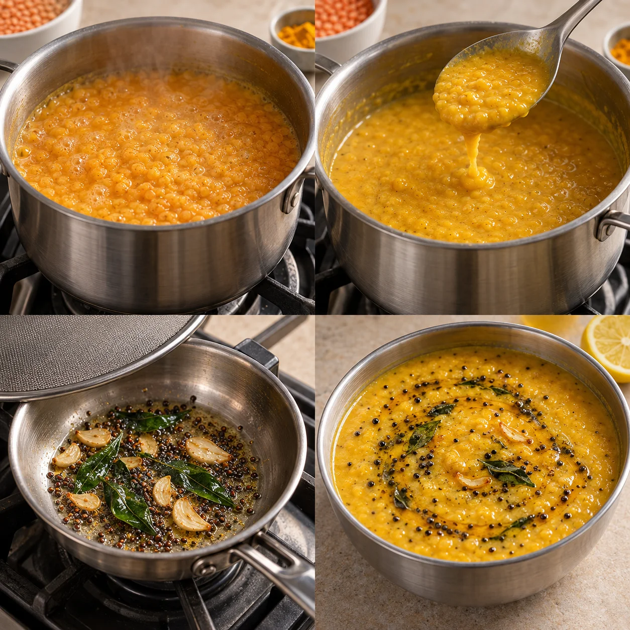 Illustrative Mustard-seed dal